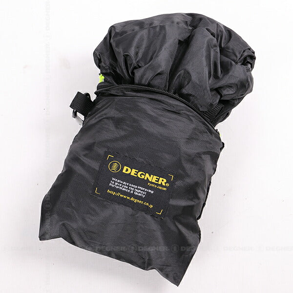 NB-163 ブラック ポケッタブルヘルメットリュック デグナー エコバッグ フルフェイス収納可