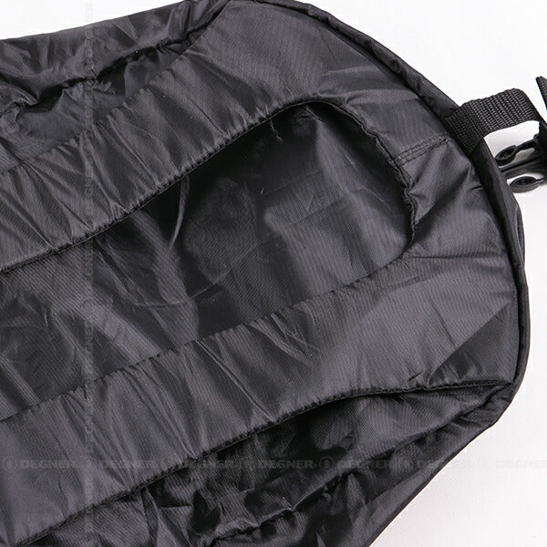 NB-163 ブラック ポケッタブルヘルメットリュック デグナー エコバッグ フルフェイス収納可