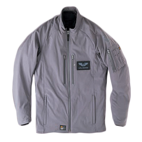 ALPHA M-65 タクティカル M/C ジャケット グレー XSサイズ ALVA-1813WL レディースMサイズ相当 脱着式防寒インナー装備 肩・肘・背中・胸部プロテクター標準装備