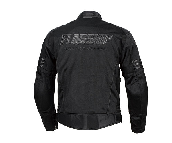 取寄 フラッグシップ イクシードメッシュジャケット ブラック LWサイズ FJ-S203SP