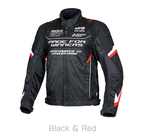 エルフ WPヴィストーゾジャケット ブラック＆レッド Mサイズ EJ-A107