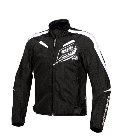 エルフ スポルトメッシュジャケット ブラック&ホワイト Lサイズ EJ-S115