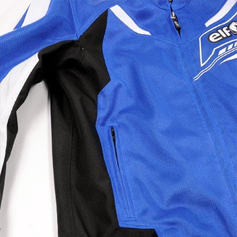 エルフ スポルトメッシュジャケット ブラック&ホワイト Lサイズ EJ-S115