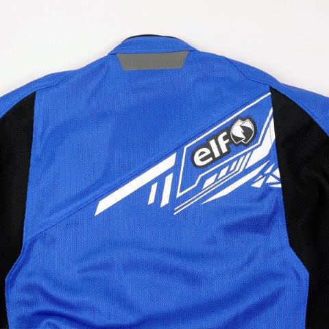 エルフ スポルトメッシュジャケット ブラック&ホワイト Lサイズ EJ-S115