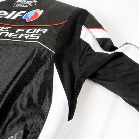 取寄 エヴォルツィオーネジャケット レッド LLサイズ EJ-S118 エルフ