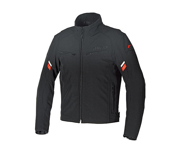 メンズ FJ-W195 ブラック Lサイズ ファストストレッチジャケット フラッグシップ 中綿入り防寒インナー 肩・肘・背中/プロテクター標準装備