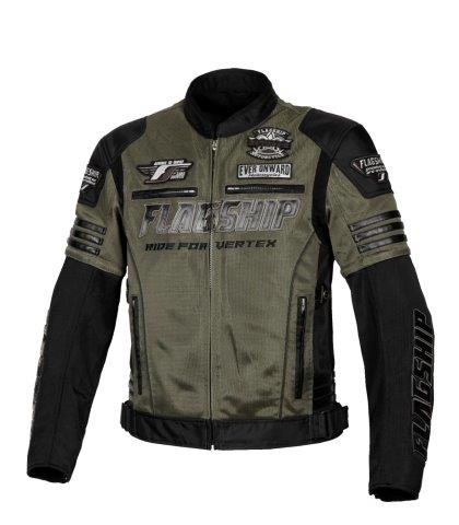 取寄 フラッグシップ イクシードメッシュジャケット ダークグリーン Lサイズ FJ-S203SP