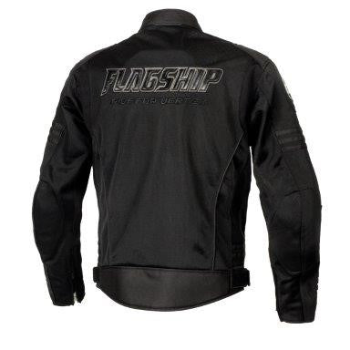 取寄 イクシードメッシュジャケット ブラック&ブラック LWサイズ FJ-S214