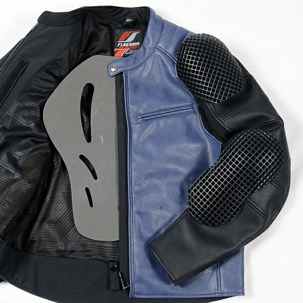 取寄 フラッグシップ ネオルジックライダース ネイビー LLサイズ FJ-W205