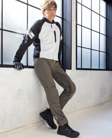 取寄 エスフォーライドパンツ グレー Lサイズ FP-S404 フラッグシップ