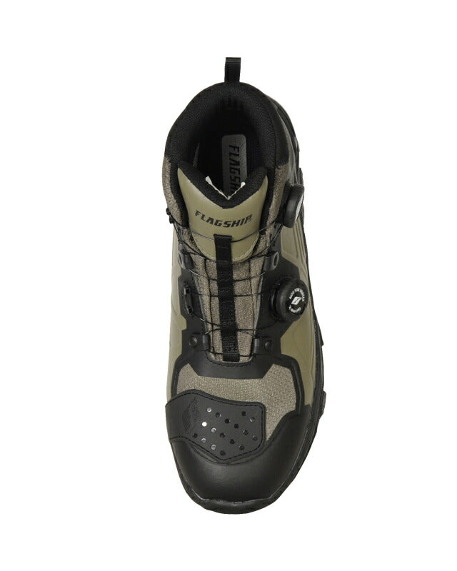 取寄 フラッグシップ フィールドライドシューズ オリーブ 23.5cm FSB-803