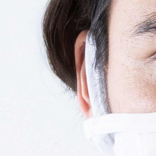 21_FTP_フェイスカバー耳ループ付キ ホワイト Fサイズ 25152417 フリーズテック