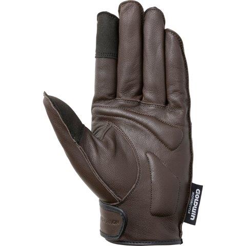 ゴールドウイン アンチバイブレーションレザーショートグローブ ブラウン(BR) Sサイズ GSM26004E