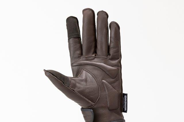 ゴールドウイン アンチバイブレーションレザーショートグローブ ブラウン(BR) Sサイズ GSM26004E
