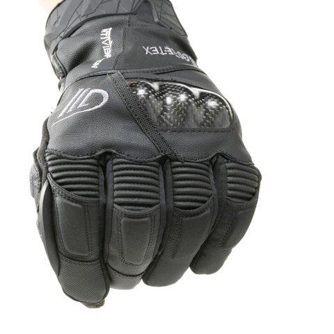 ゴールドウイン ゴアテックスアンチバイブレーショングローブ ブラック×グレー(KH) Mサイズ GSM26251