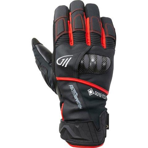 ゴールドウイン ゴアテックスアンチバイブレーショングローブ ブラック×レッド(KR) XLサイズ GSM26251