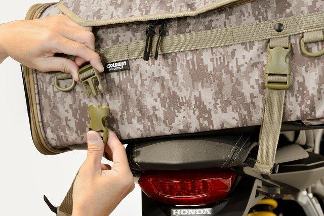 ゴールドウイン X-OVERリアバック35 ブラック(K) GSM27008E