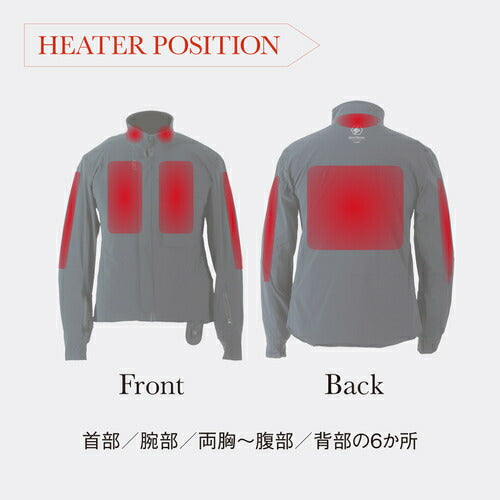 12Vヒートインナージャケットスポーツ 3.5AMP 2XLサイズ 5100045 ヒートマスター
