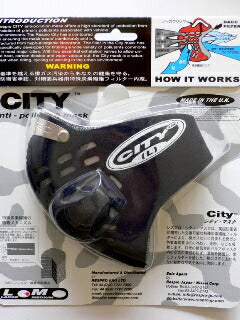 シティマスク プレーンブラック Mサイズ RESPRO/レスプロ フィルター交換可