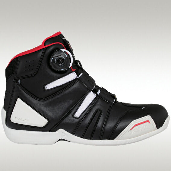 RSS006 ブラック/ホワイト 26.5cm 006 ドライマスター BOA ライディングシューズRSタイチ 防水 Boaシステム