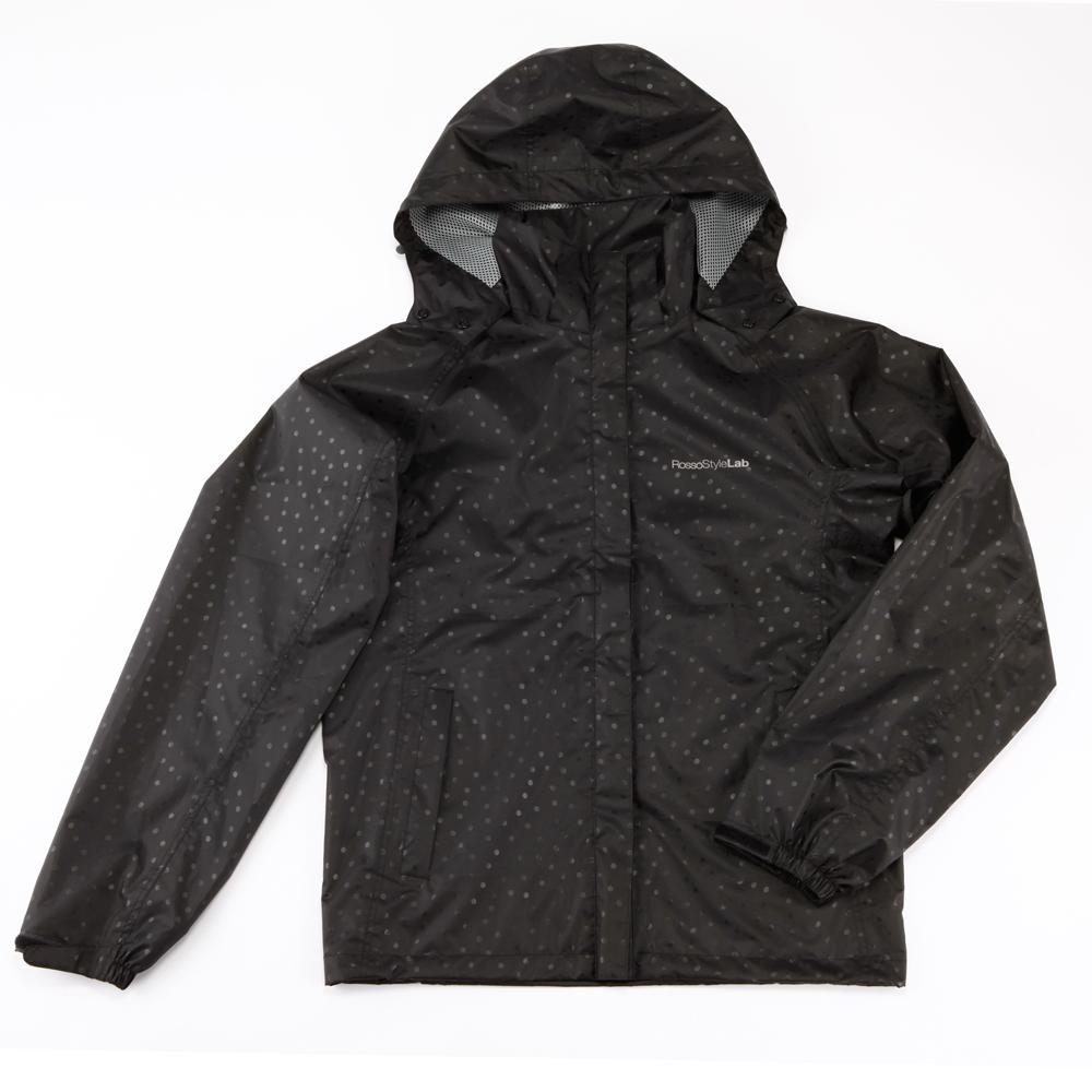 ロッソスタイルラボ バイク用レインスーツ ドット セパレート ロッソスタイルラボ レディース ブラック M ROR-305 レディース 防水 透湿