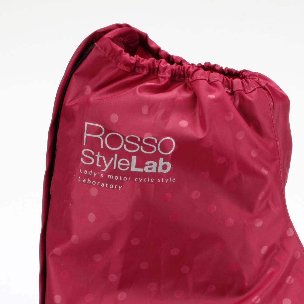 ロッソスタイルラボ バイク用レインブーツカバー ドット ロッソスタイルラボ レディース レッド L(23.0-25.5) ROR-306 レディース 防水 透湿