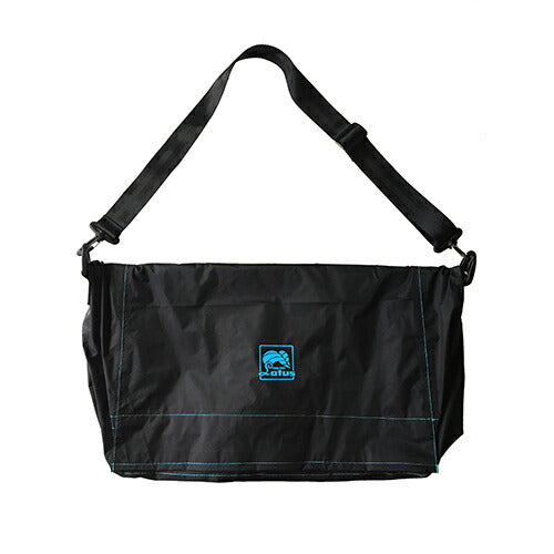 LOR-15BGC ステッチ・ブルー レイン防バッグカバー2 防水 収納袋付 ショルダーベルト付