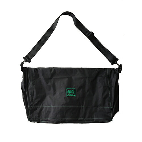 LOR-15BGC ステッチ・グリーン レイン防バッグカバー2 防水 収納袋付 ショルダーベルト付