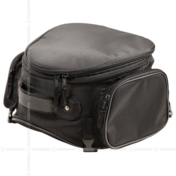 デグナー NB-120 ブラック アジャスターシートバッグ ポリエステル 縦36×横41×幅21~29cm 9.5~14L
