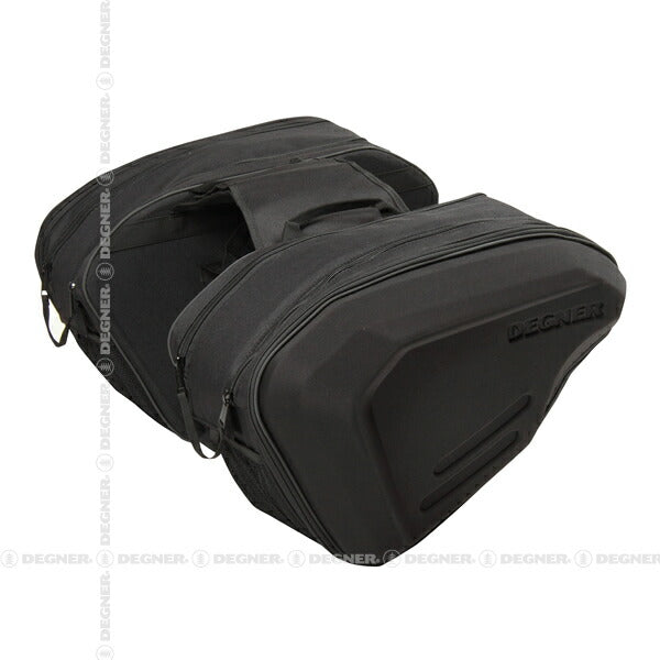 NB-37 グレーリフレクター スポーツダブルバッグ デグナー サイドバッグ 最大50L ガンメタパイピング