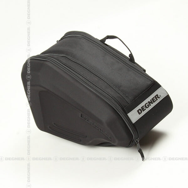 NB-37 グレーリフレクター スポーツダブルバッグ デグナー サイドバッグ 最大50L ガンメタパイピング