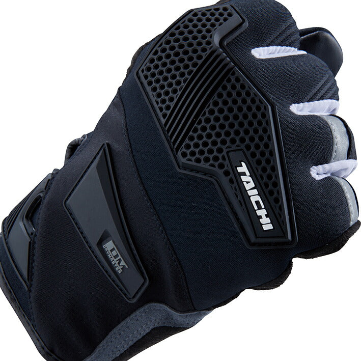 メンズ RST450 ブラック/ホワイト Lサイズ ドライマスター -FIT エッジ レイングローブRSタイチ TPUナックルプロテクター 防水 透湿 スマホ対応