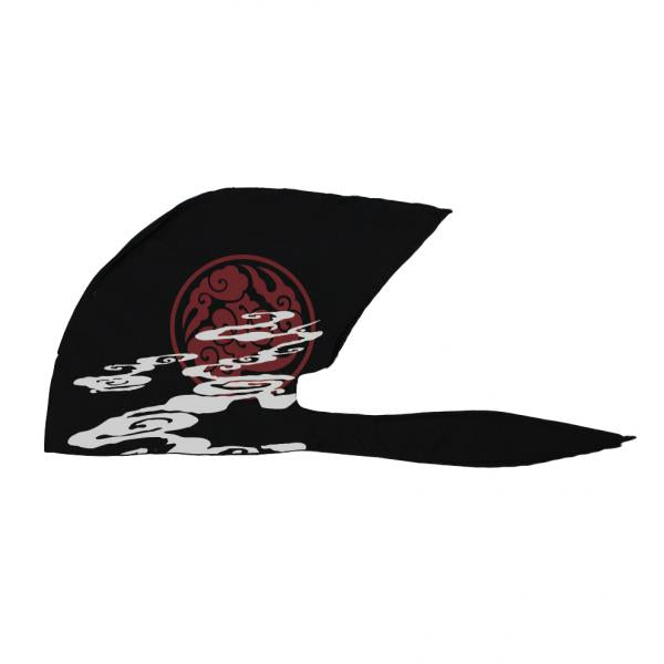 弐黒堂 バンダナキャップ 雲海 黒/紅 FREE WBKN-476