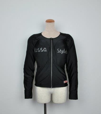 ロッソスタイルラボ バイク用プロテクター レディース プロテクション ロンT ブラック M ROPRO-08 レディース 肩・肘・背中・胸部