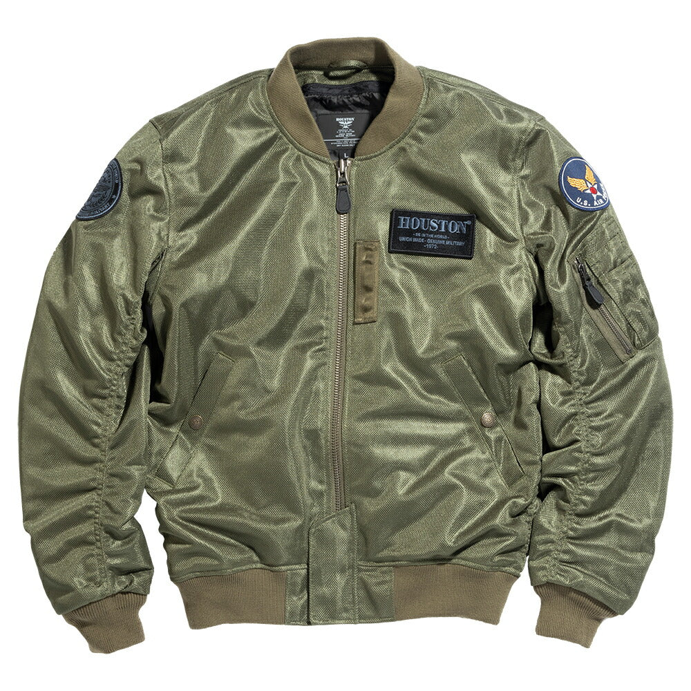 HOUSTON ヒューストン MA-1 DRAGON M／C ジャケット サイズ：XS