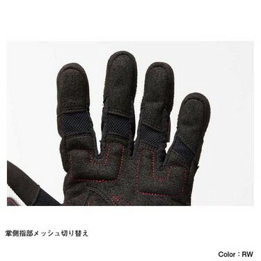 ゴールドウイン リアルライドプロテクションメッシュグローブ レッド×ホワイト(RW) XXLサイズ GSM26006