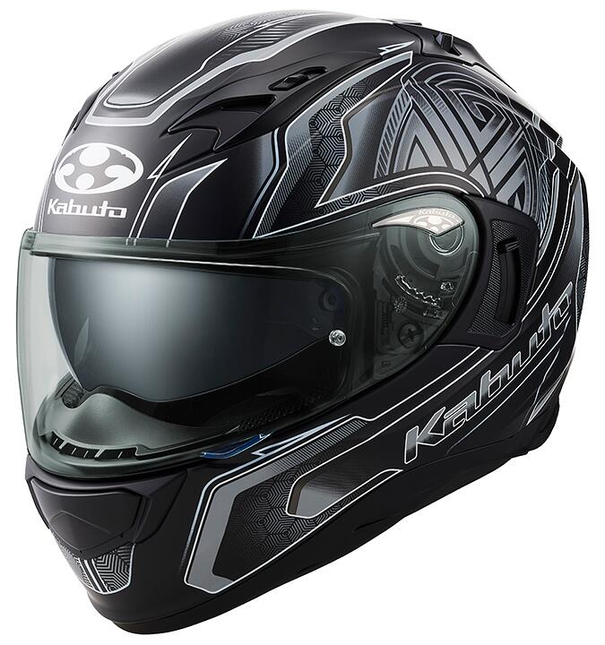 OGK KABUTO カムイ3 CIRCLE(サークル) フラットブラックシルバー XSサイズ KAMUI-3