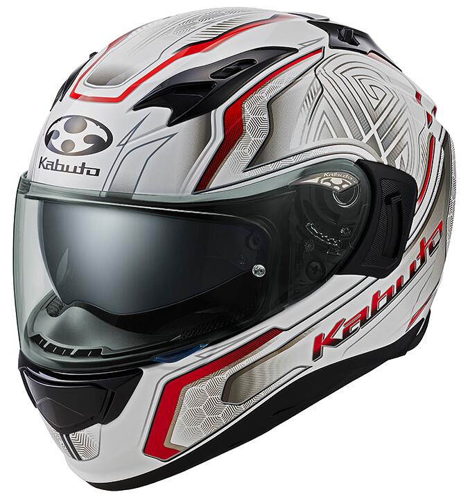 OGK KABUTO カムイ3 CIRCLE(サークル) パールホワイトレッド XLサイズ KAMUI-3