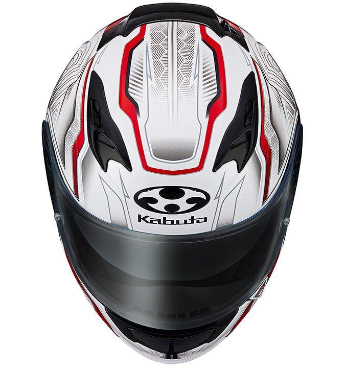 OGK KABUTO カムイ3 CIRCLE(サークル) パールホワイトレッド Mサイズ KAMUI-3