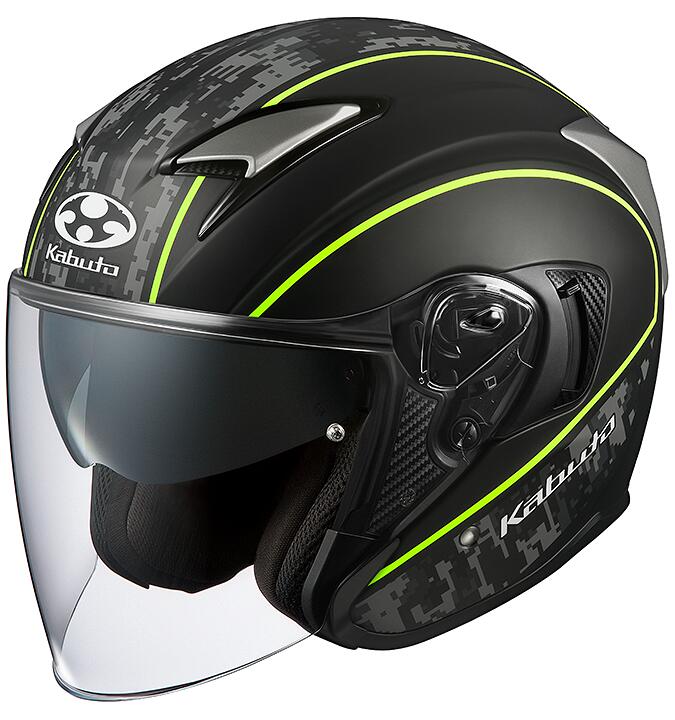 OGK KABUTO EXCEED DELIE(デリエ) フラットカモイエロー Sサイズ EXCEED