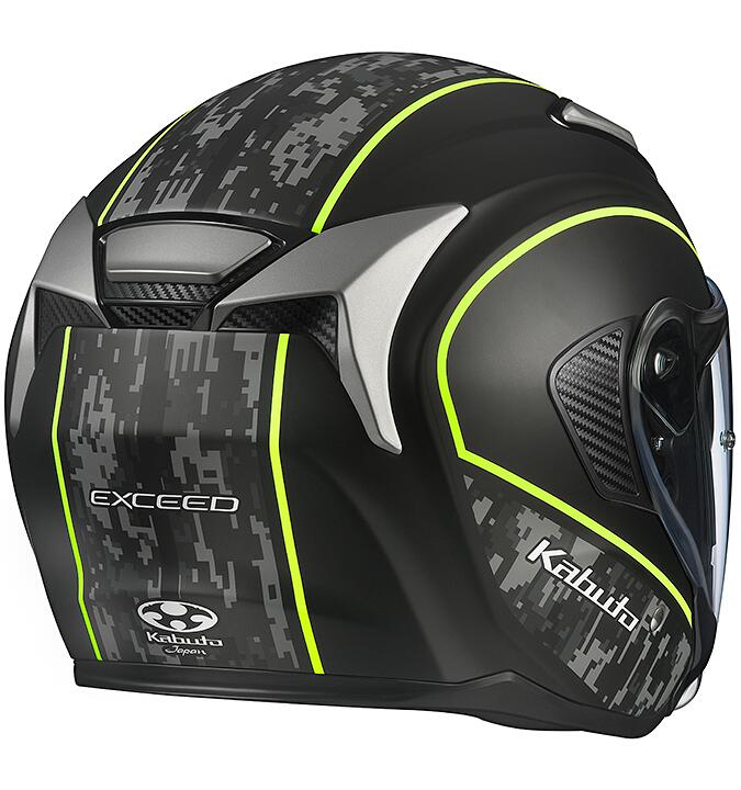 OGK KABUTO EXCEED DELIE(デリエ) フラットカモイエロー Sサイズ EXCEED