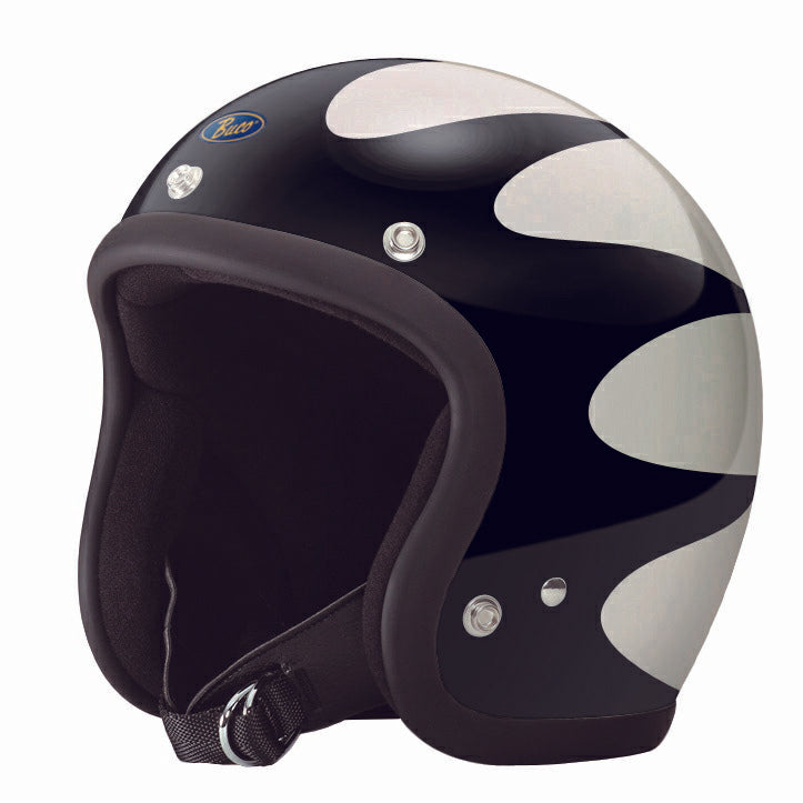 BUCO スタンダード スキャロップ ホワイト/ブラック MLサイズ