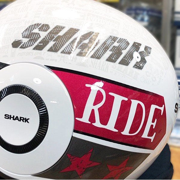 ダラク DRAK TRIBUTE RM WHITE Mサイズ オープンフェイスヘルメット ゴーグル・フェイスマスク 付キキャンペーン中