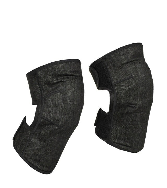 CE2アウターニープロテクター デニムブラック Mサイズ FSP-101 フラッグシップ