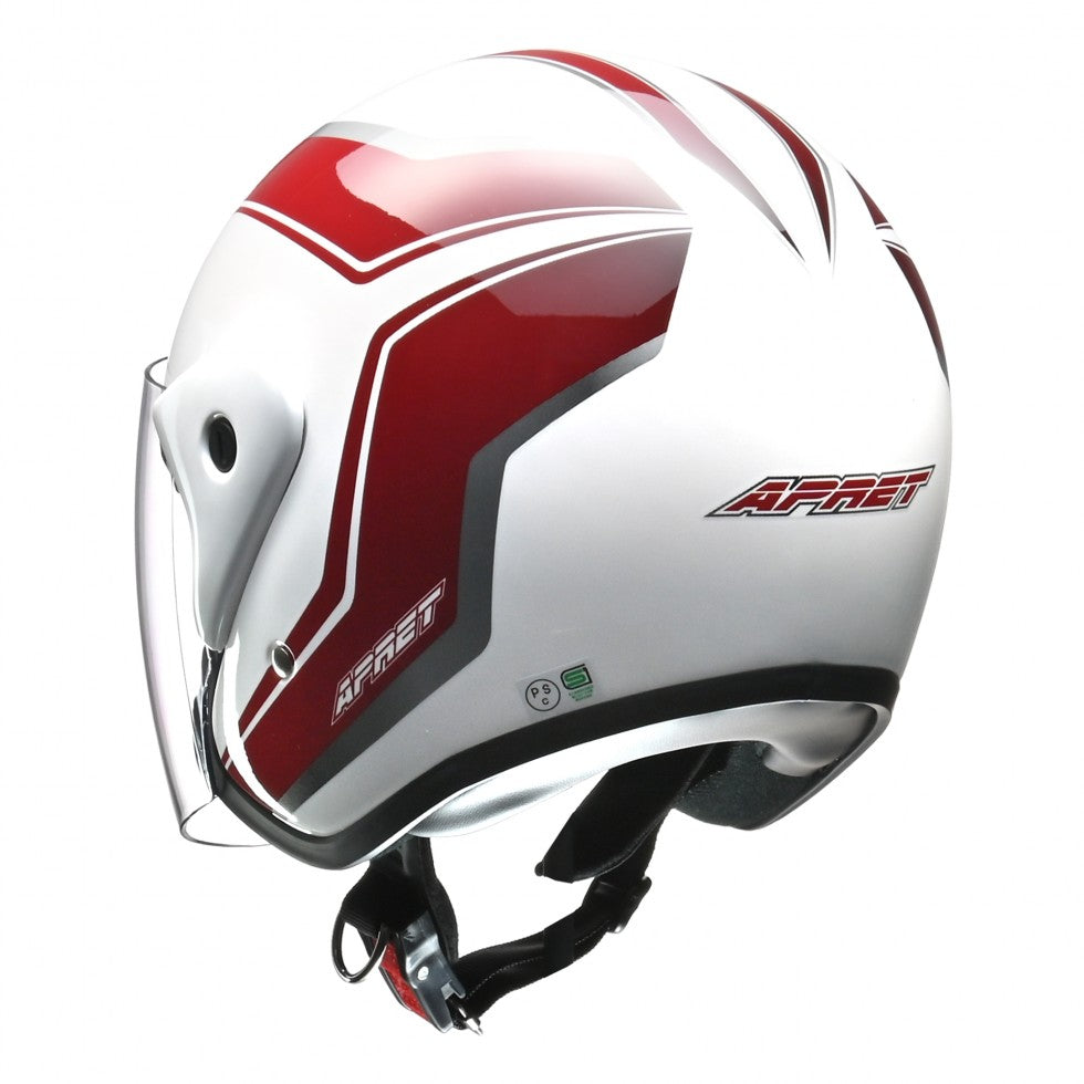 ジェットヘルメット APRET フリーサイズ ホワイト リード