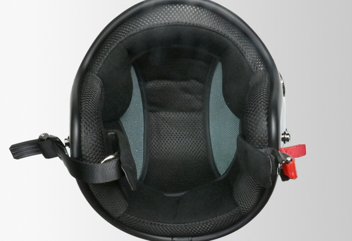 ジェットヘルメット BC-10 フリーサイズ ブラック/オレンジ リード