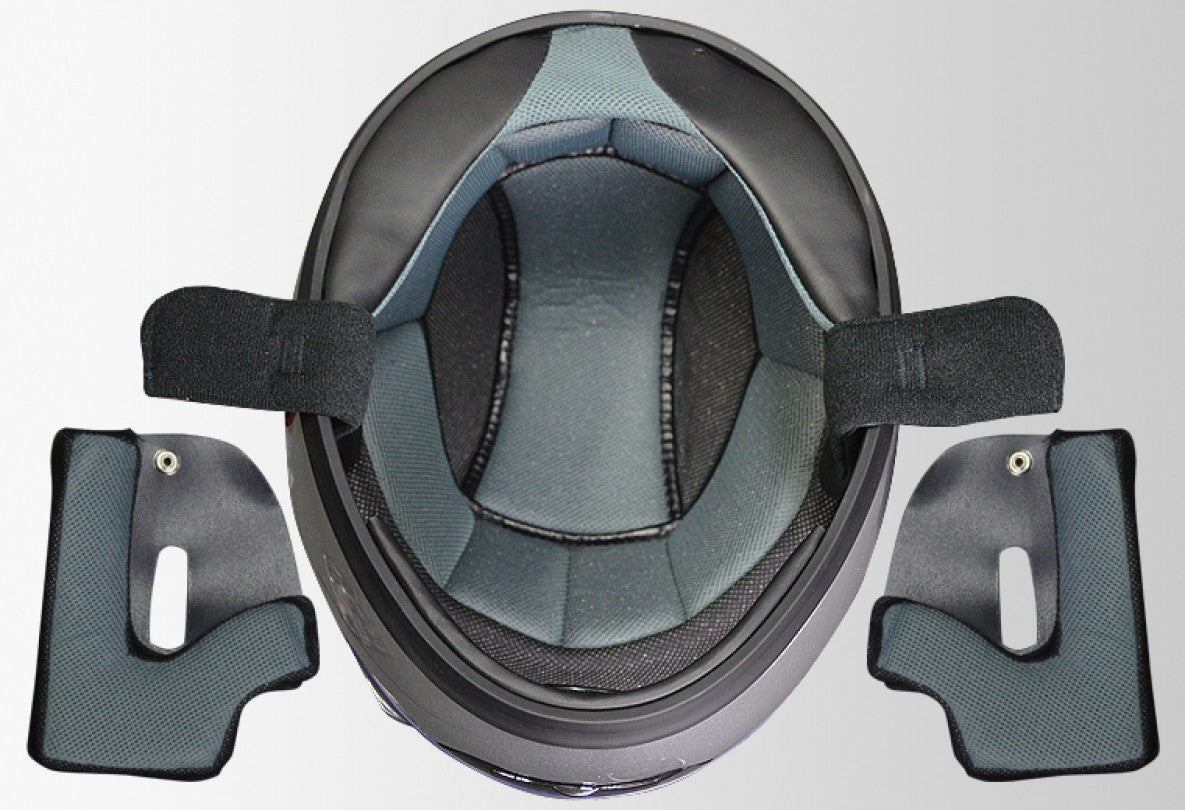 フルフェイスヘルメット MODELLO マットガンメタ リード