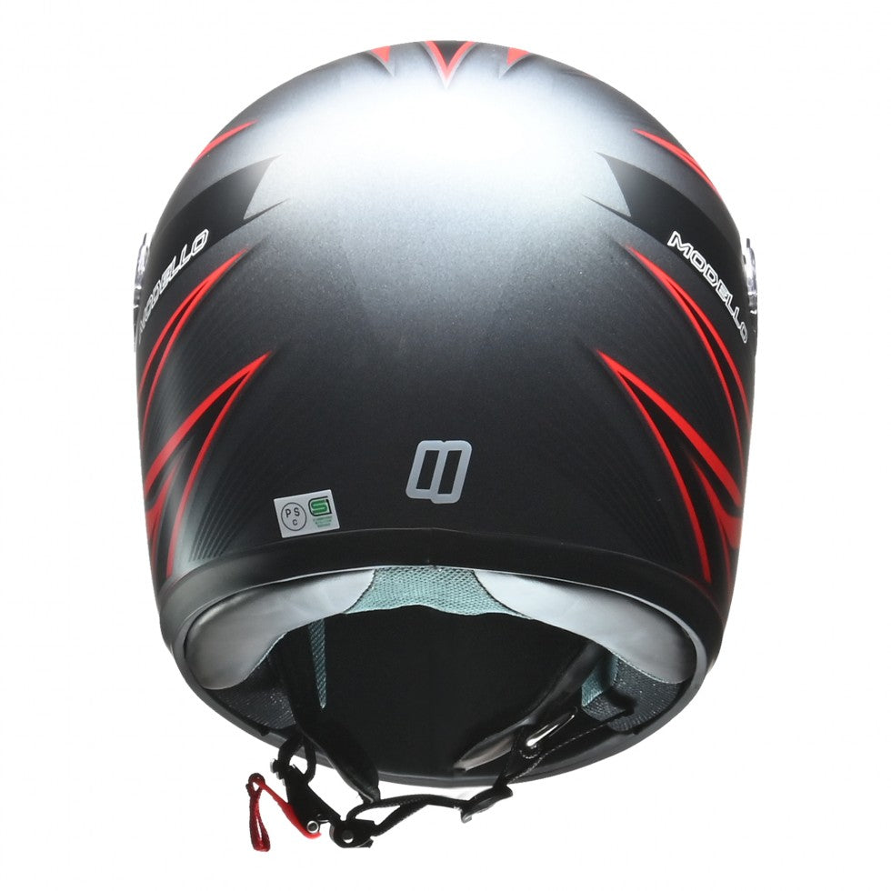 フルフェイスヘルメット MODELLO マットガンメタ リード