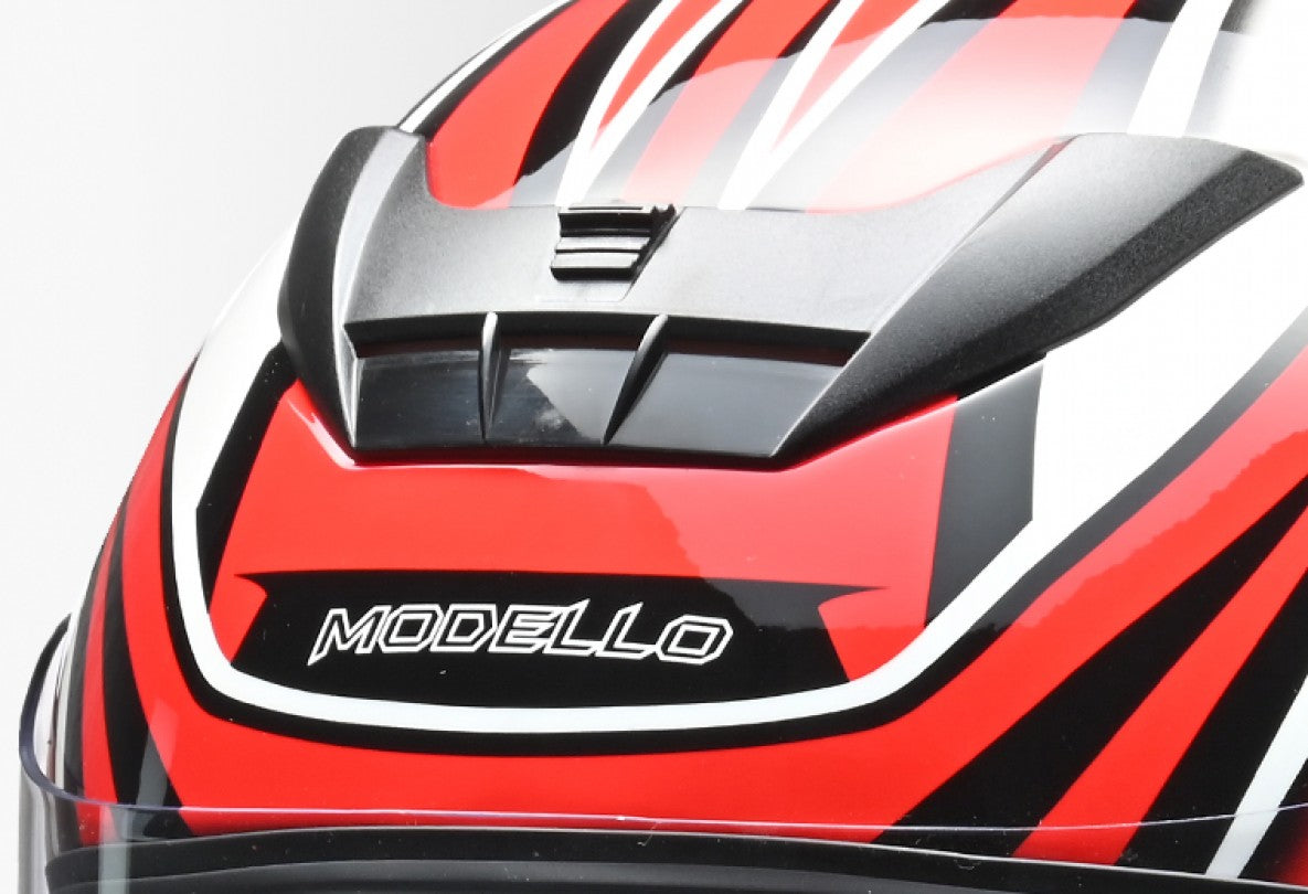 フルフェイスヘルメット MODELLO マットガンメタ リード