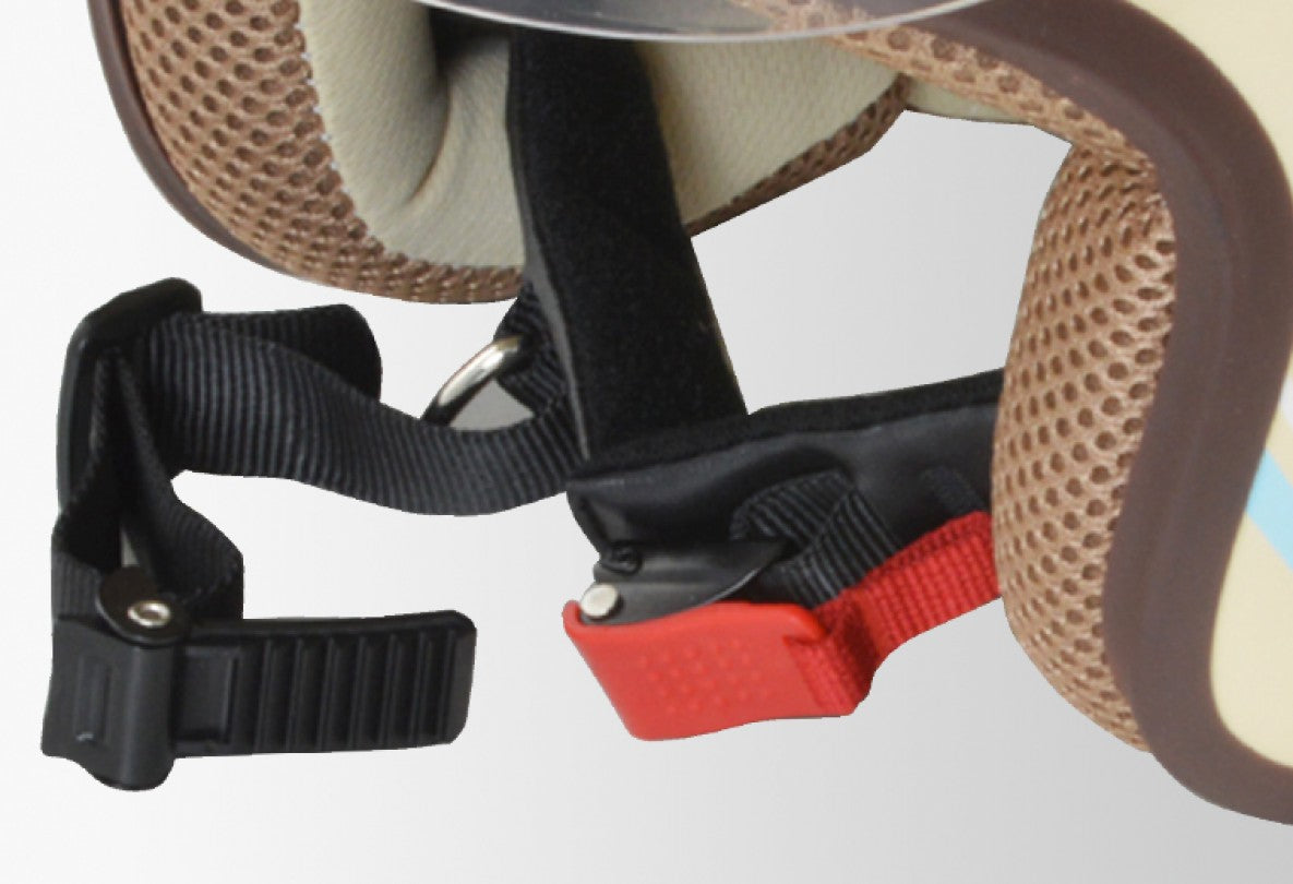 レディースジェットヘルメットグレイッシュブルー NOVIA リード